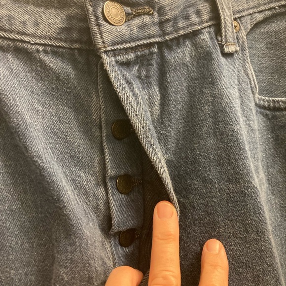 VGUC Men’s Levi’s 501 button fly jeans dark indigo 38 X 32 - Picture 5 of 8